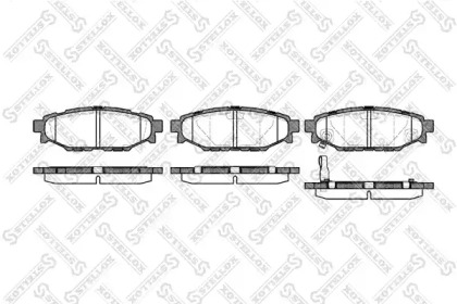 Комплект тормозных колодок 1147 001L-SX STELLOX